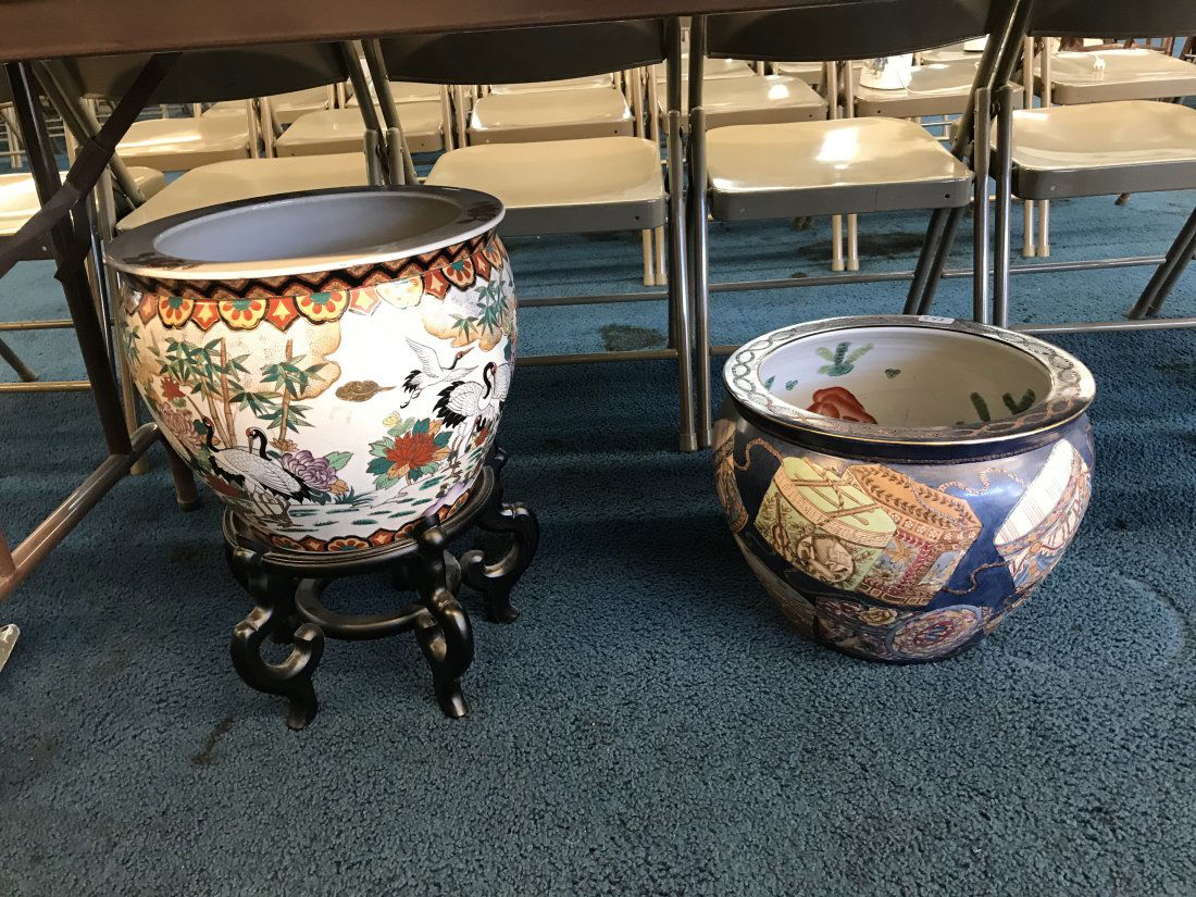Two Oriental Fish Bowls (1 of 3)