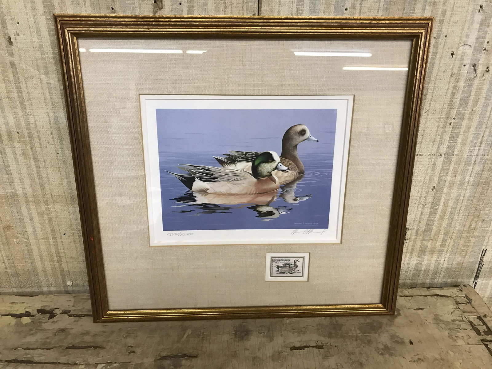 William Morris Signed and numbered Duck print (1 of 3)