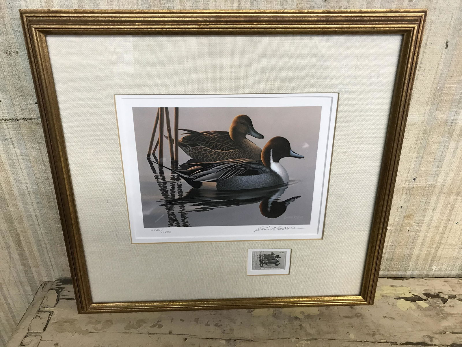 Scholer signed and numbered duck print (1 of 3)