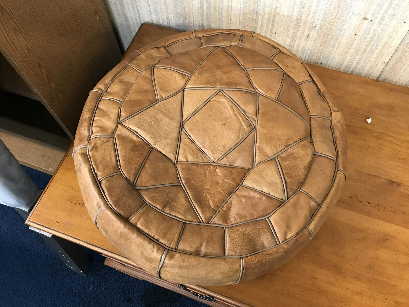 Camel Skin Foot Stool (1 of 2)