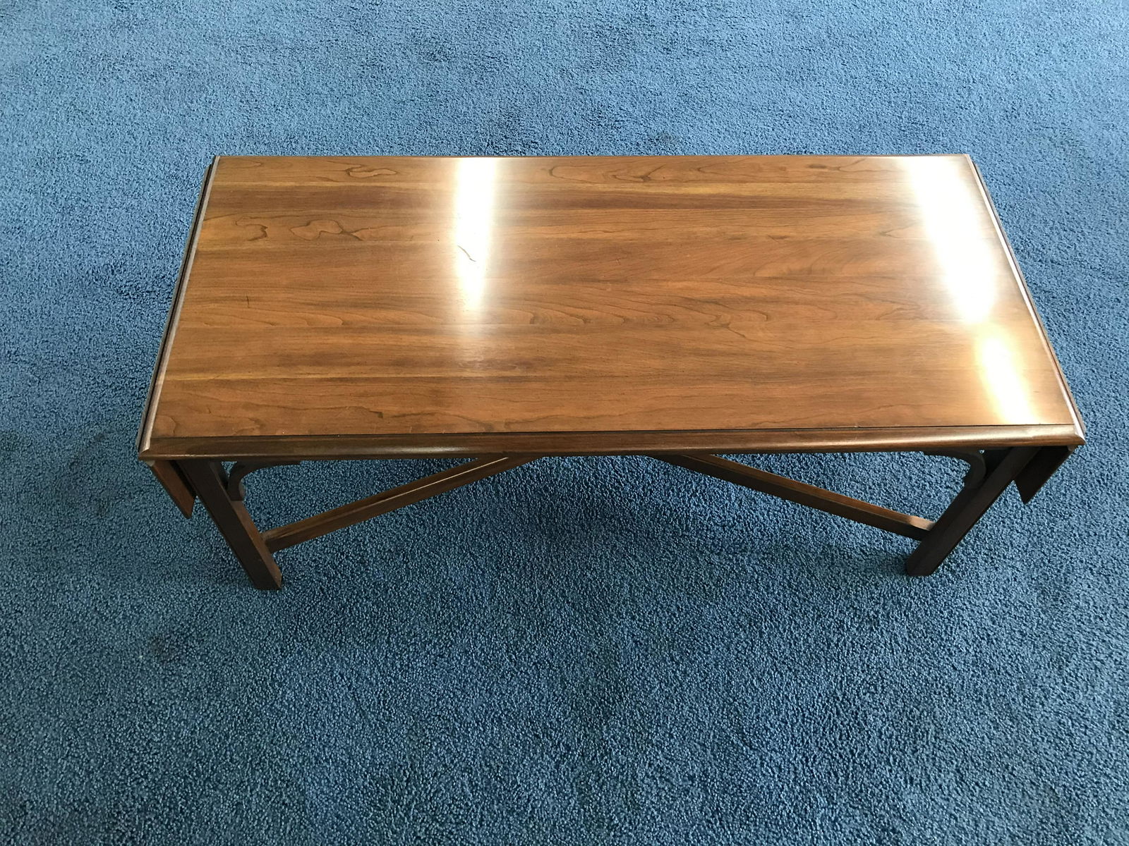 Solid Cherry Drop Side Coffee Table (1 of 2)