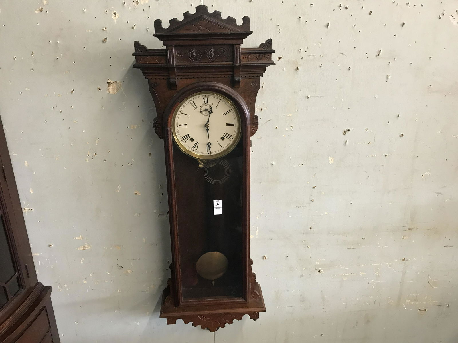 Victorian Welch Hanging Clock (1 of 4)