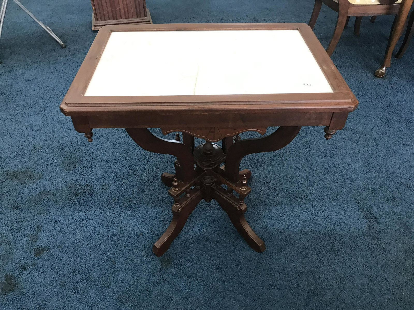 Victorian Marble Top Stand (1 of 3)
