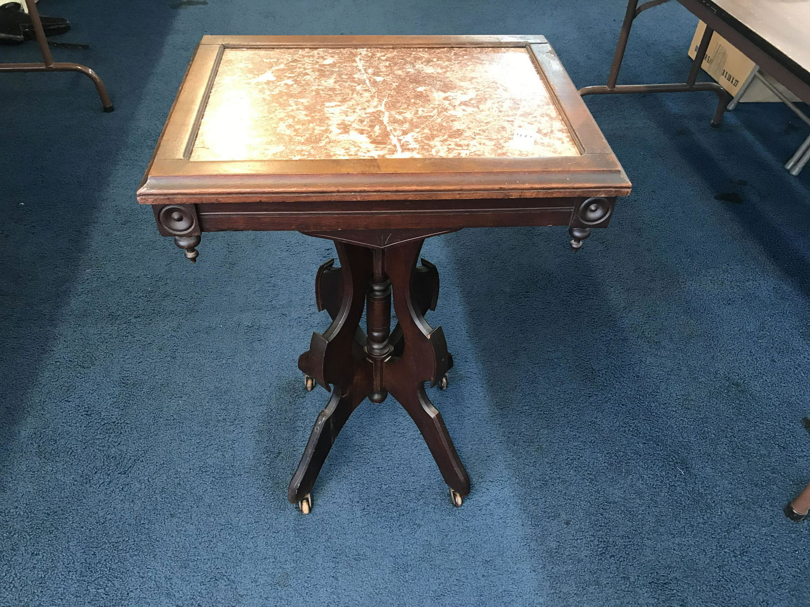 Victorian Marble Top Stand (1 of 3)