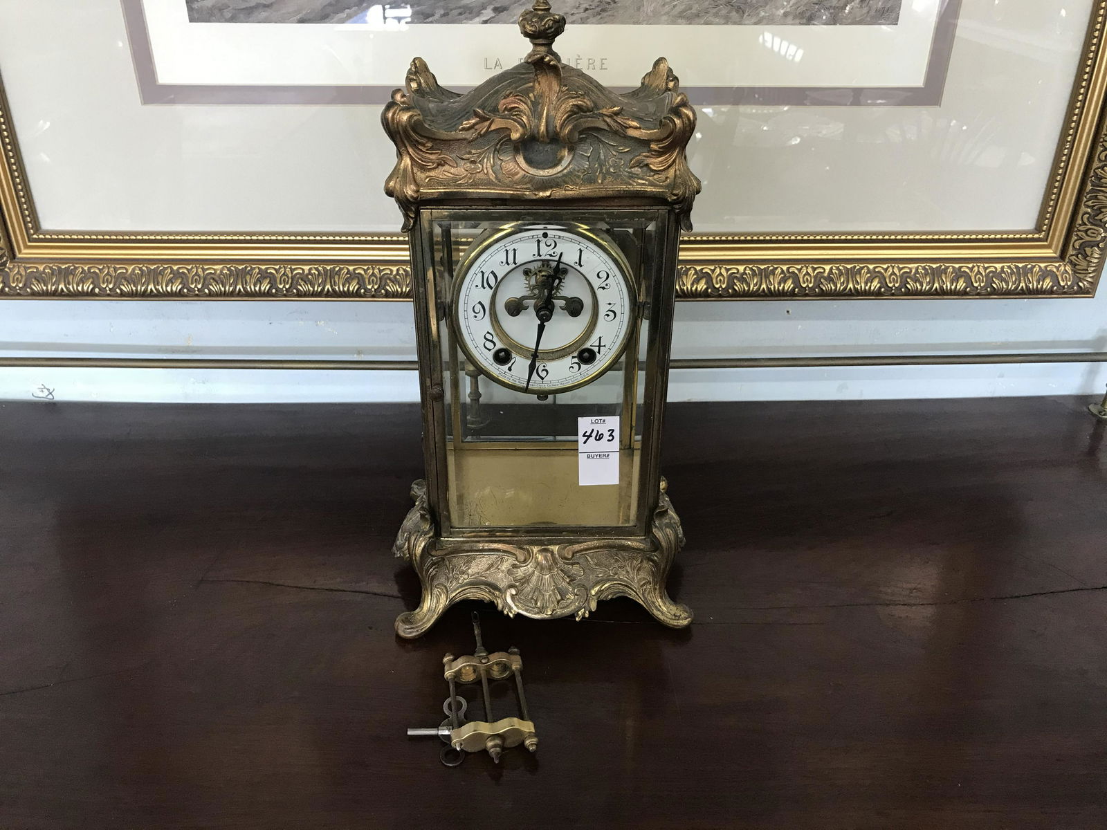 New Haven Crystal Regulator Clock (1 of 3)