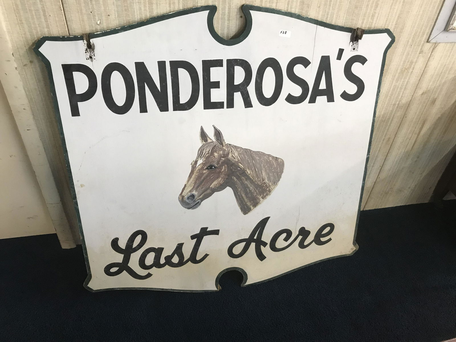 Ponderosa's Double Sided Wooden Sign (1 of 3)