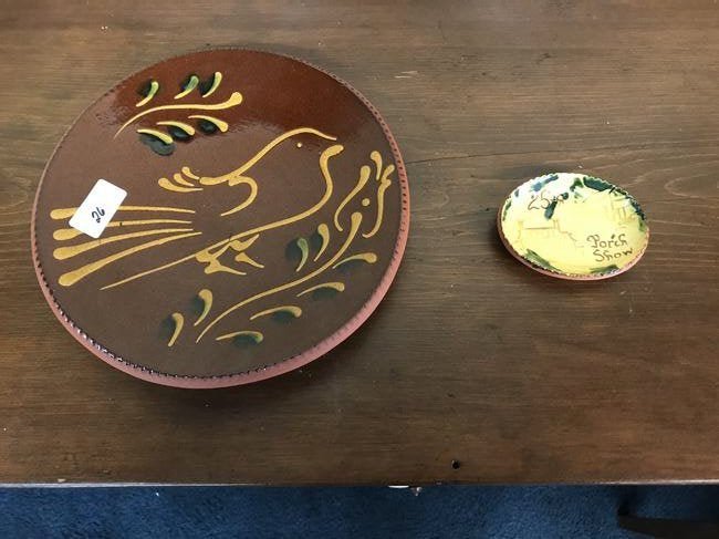 Two Pieces of Redware (1 of 3)