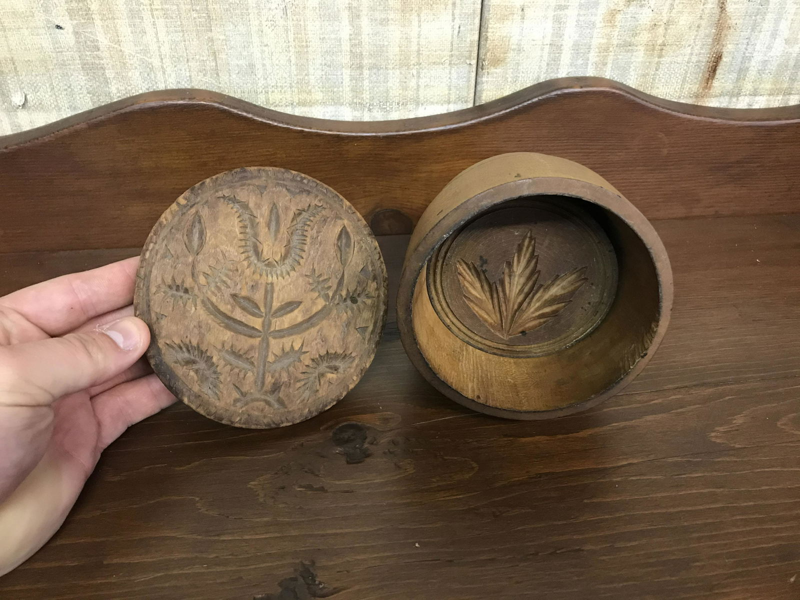 Two Antique Butter Prints (1 of 2)