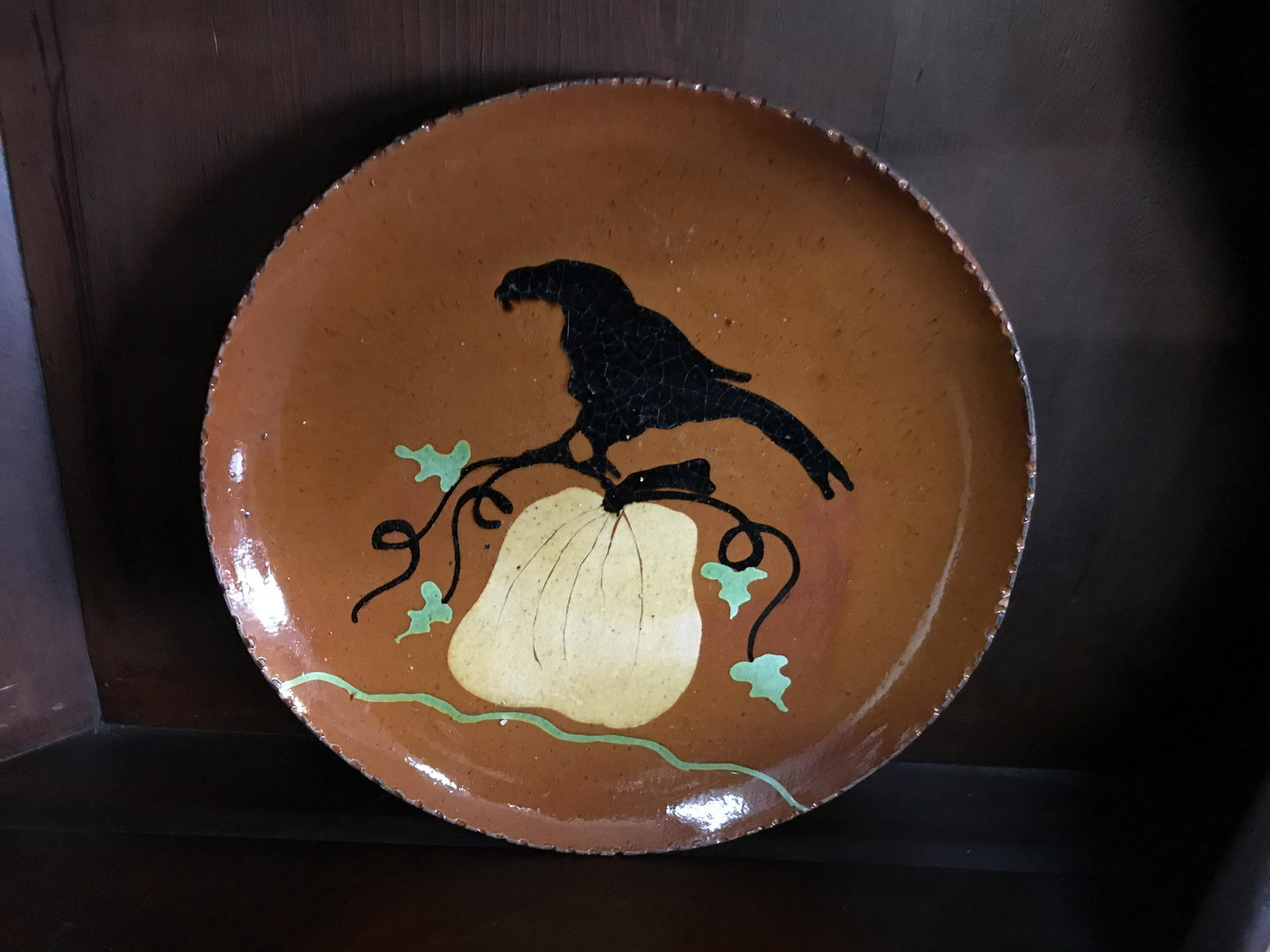 Turtlecreek Potters Redware Plate (1 of 3)