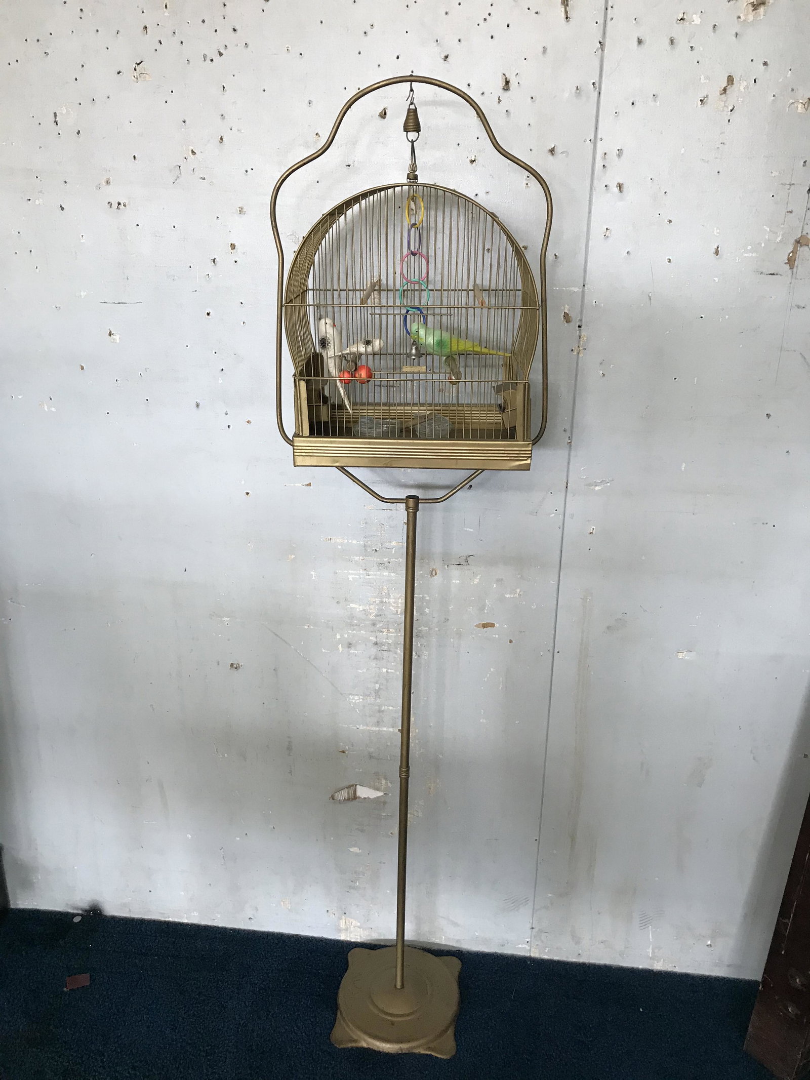 Antique Brass Bird Cage (1 of 3)
