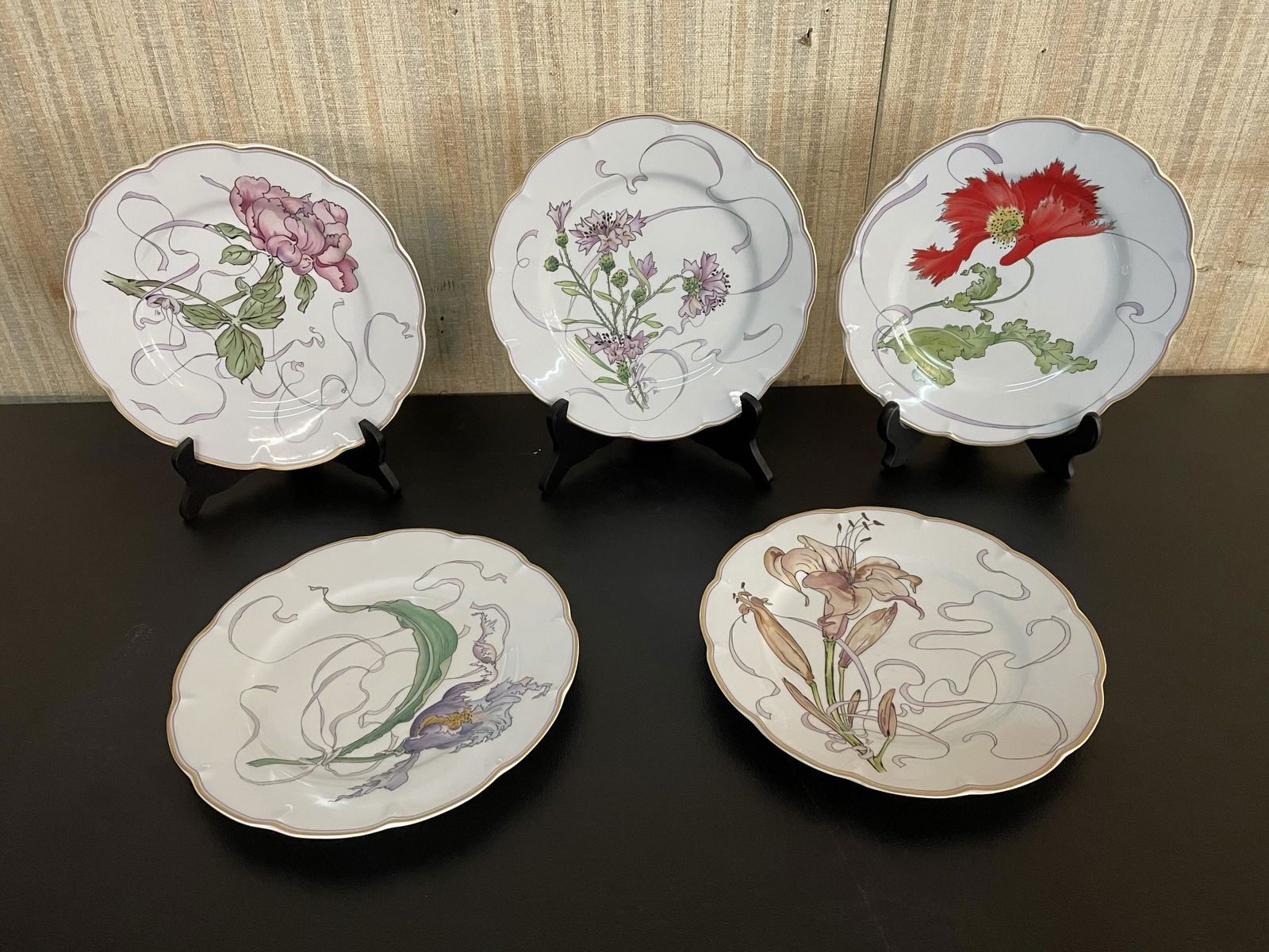 Five Haviland Limoges Plates (1 of 4)