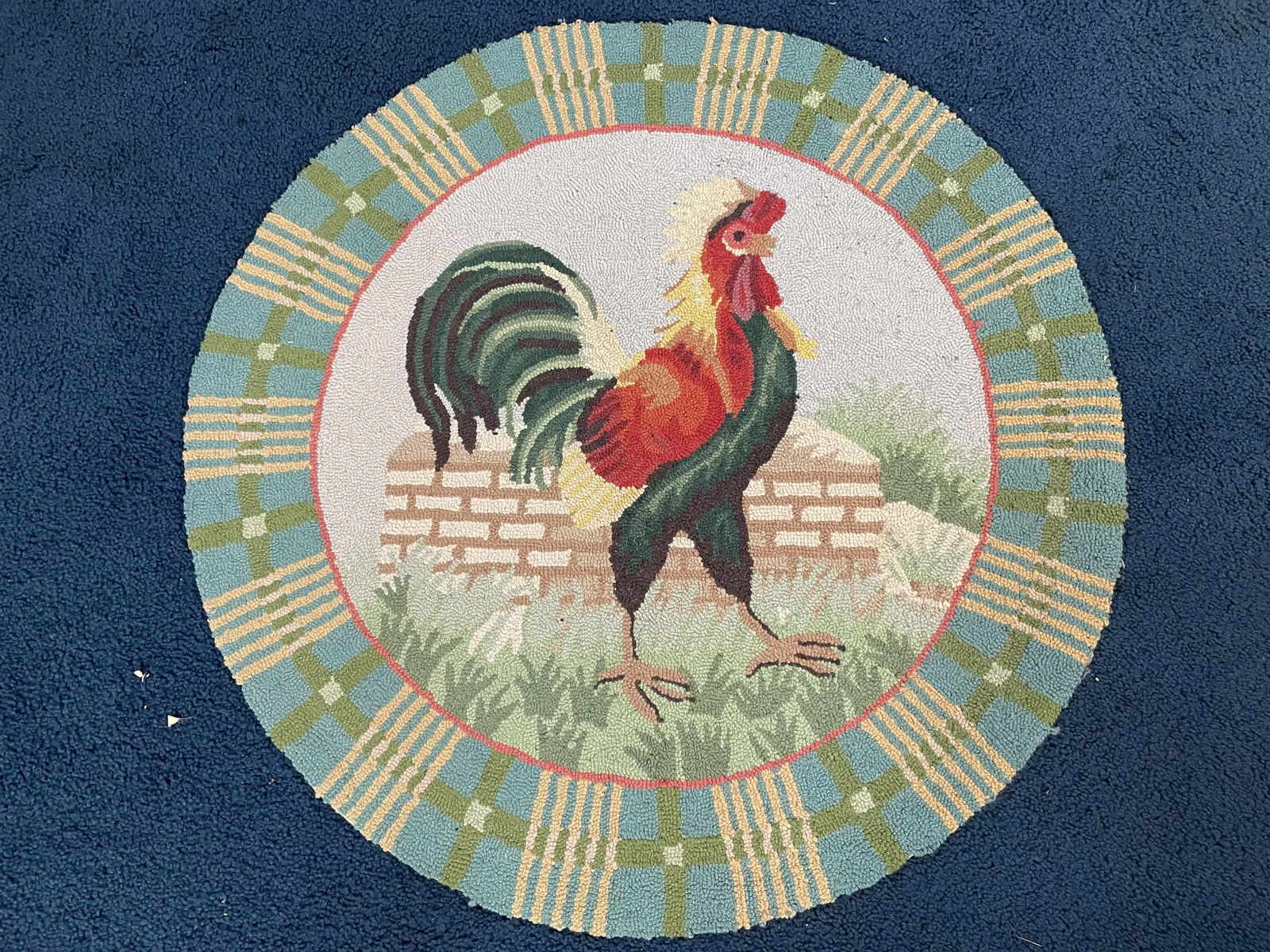 Folk Art Needlepoint Rug (1 of 1)