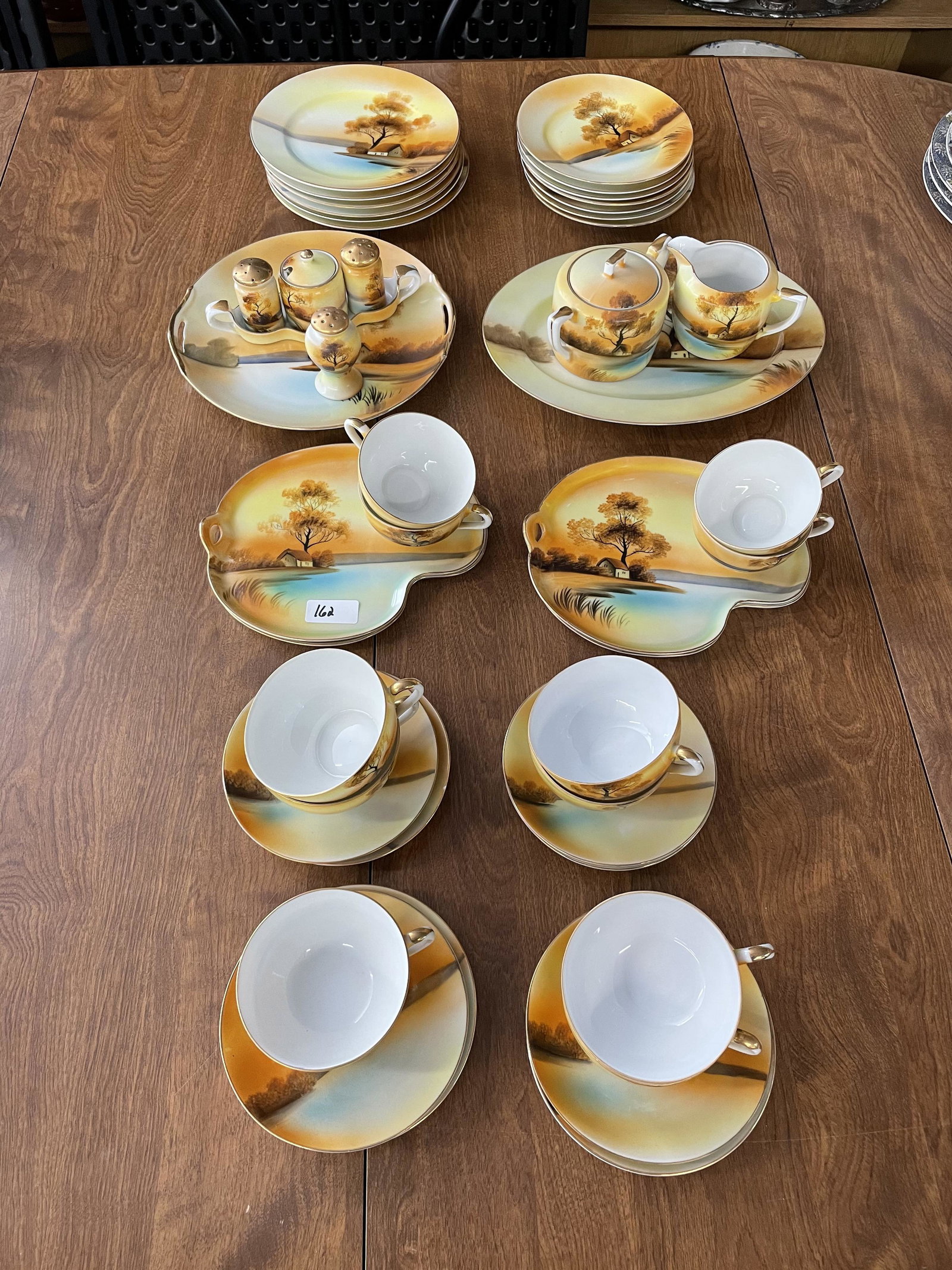 45 Pieces of Noritake Tree in the Meadow: largest platter is 11"W. includes various pieces.