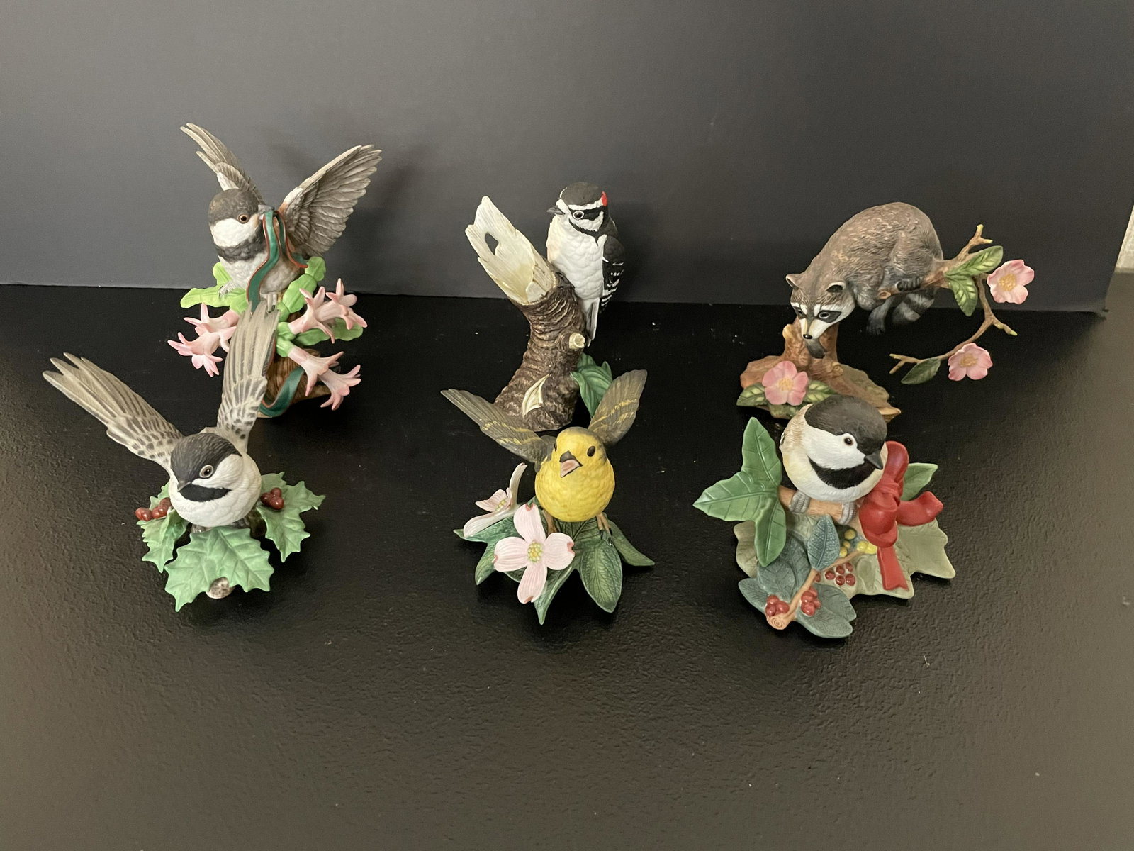 Six Lenox Animals: All signed, largest 5.5"H.