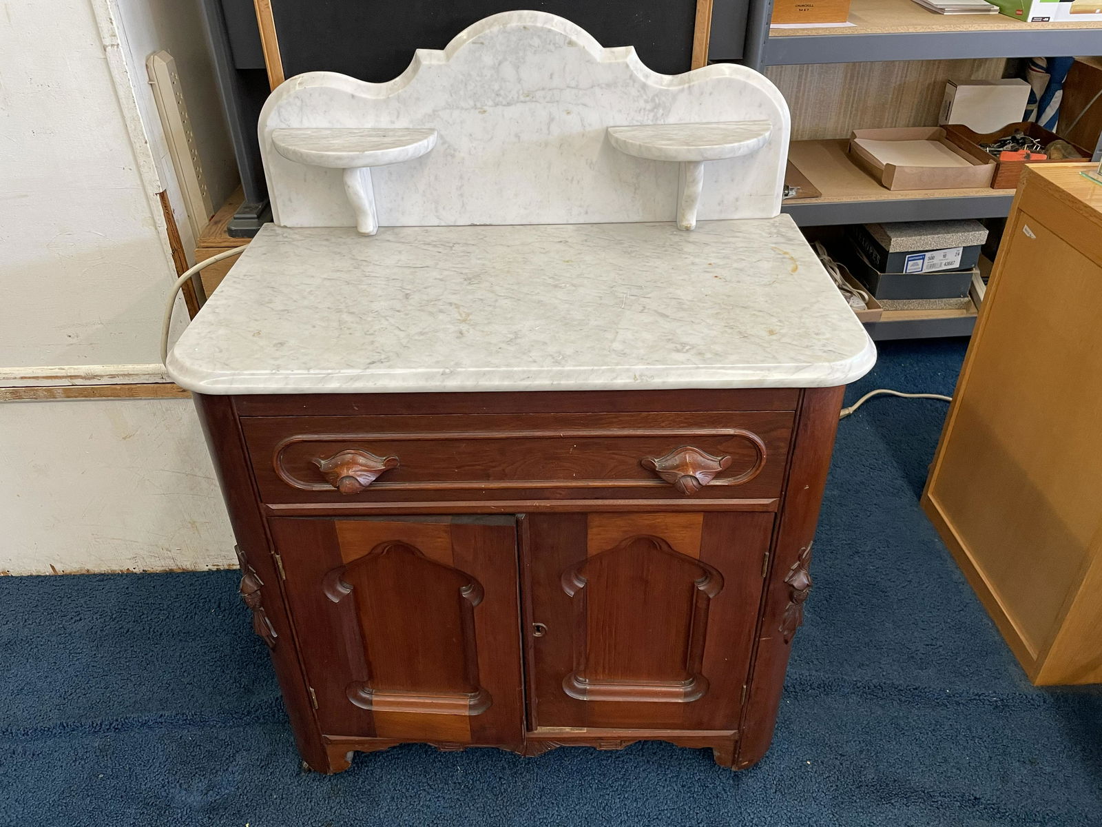Victorian Marble Top Washstand (1 of 5)