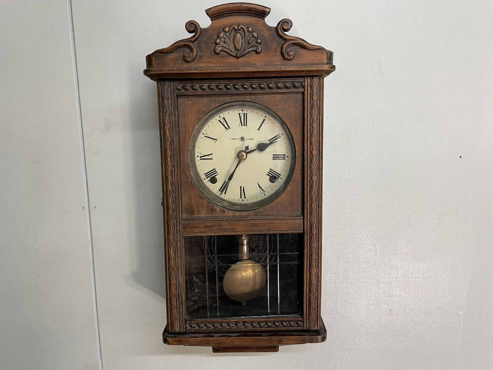 Carved Wall Clock (1 of 3)