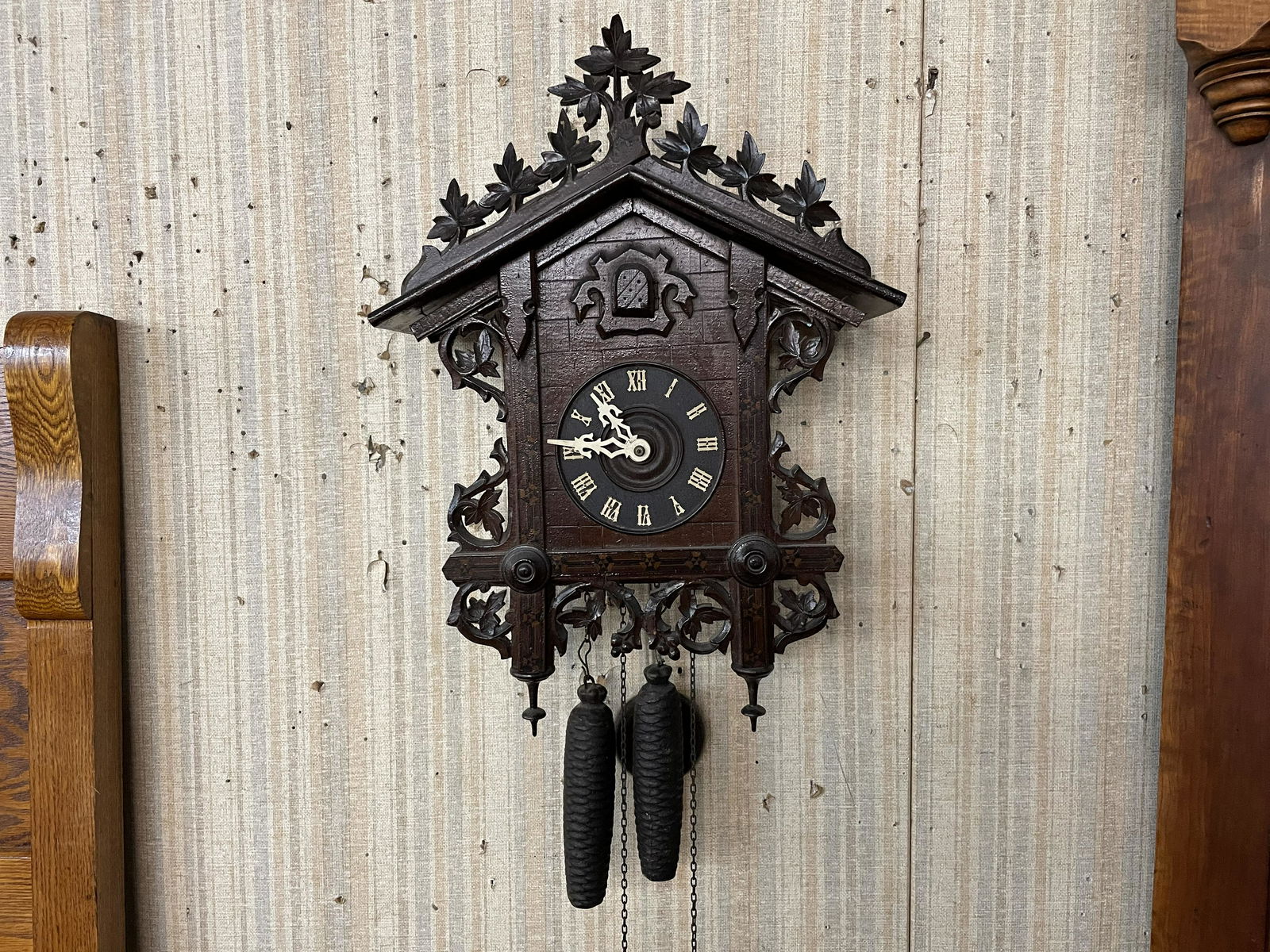 Antique Inlay Coo-Coo Clock (1 of 4)