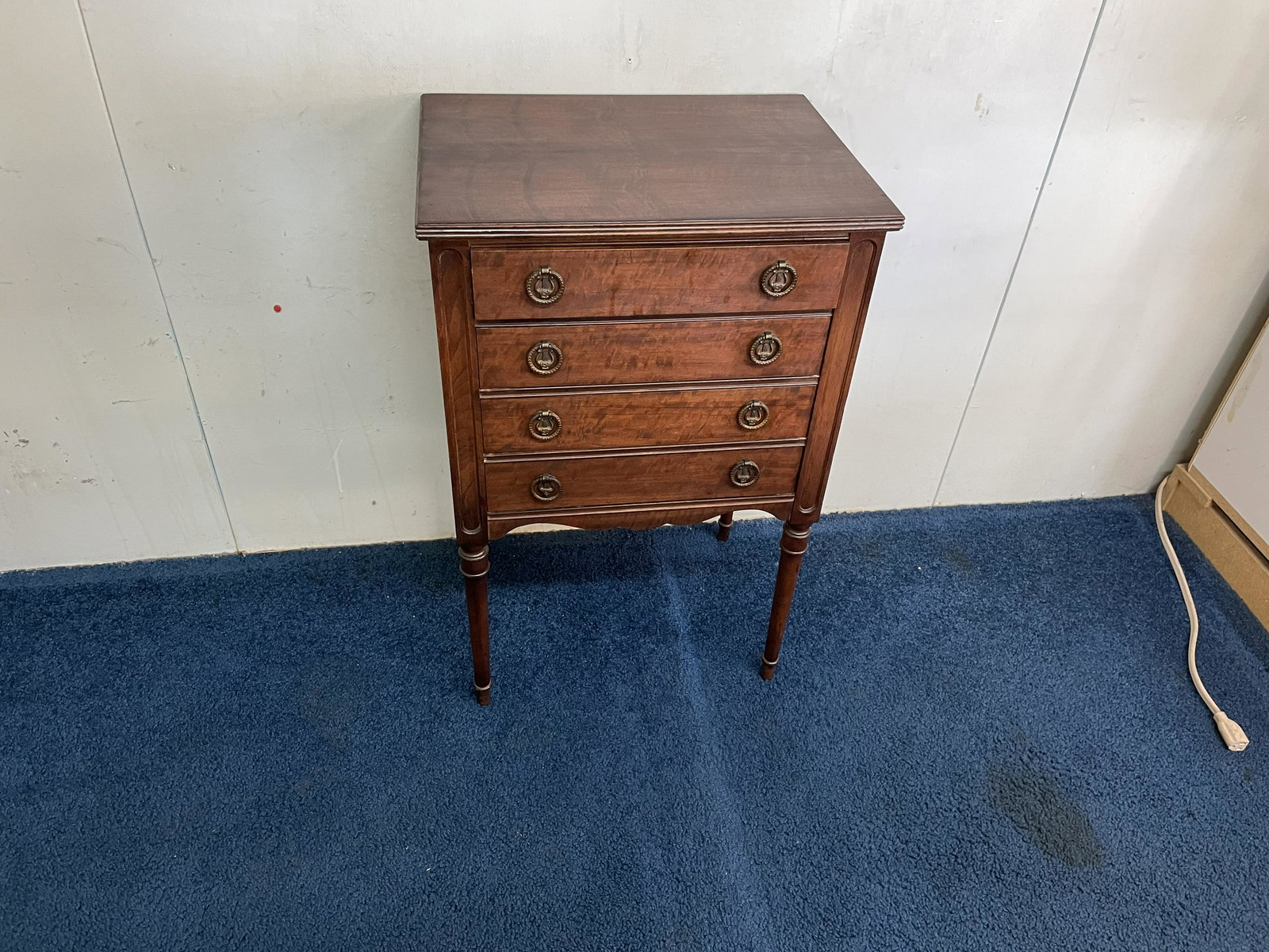 Johnson Handley Mahogany Four Drawer Stand (1 of 3)