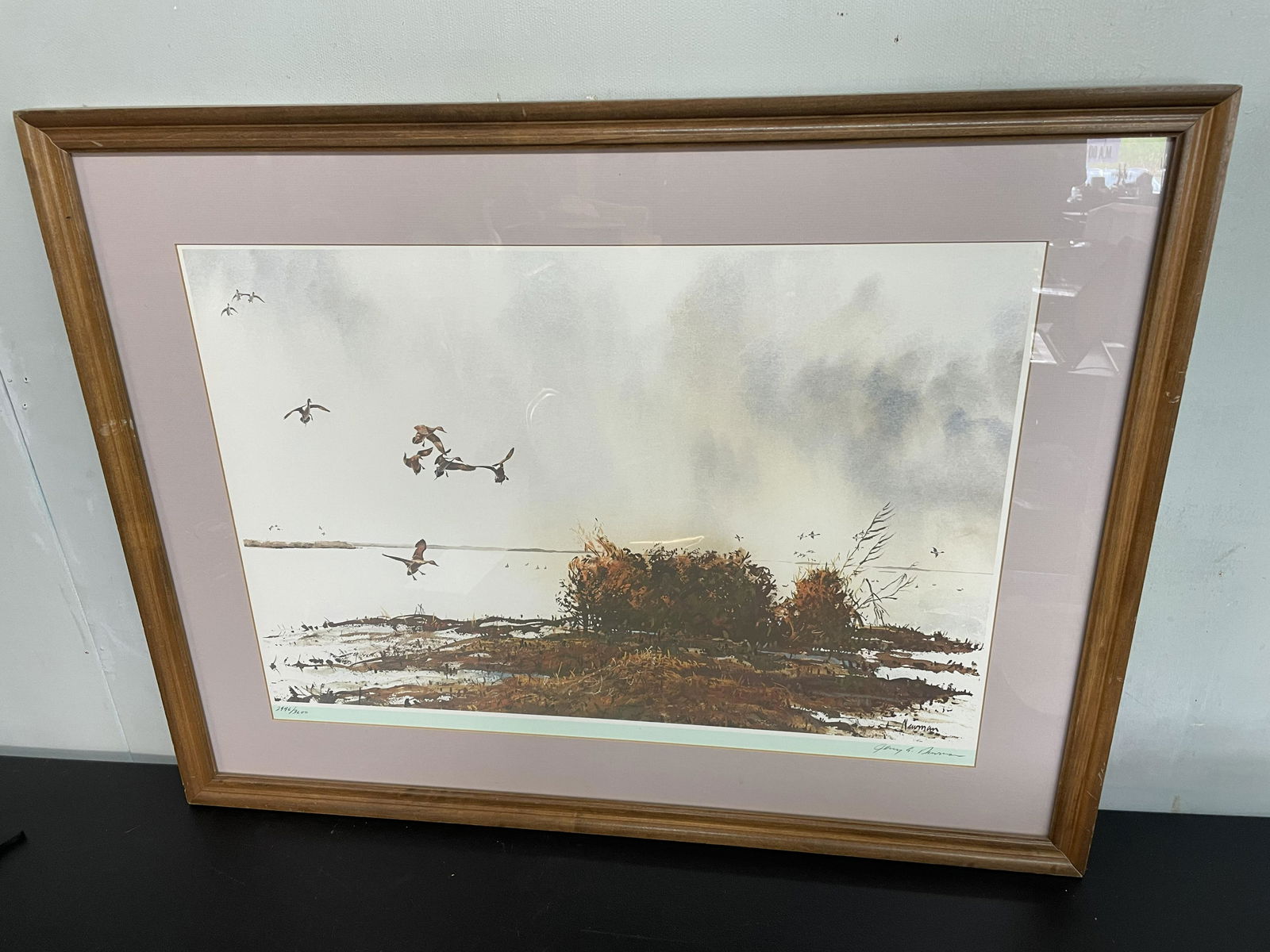 Jerry Newman Signed and Numbered Print: SLR. No. 2996/3000. Frame 34"x26". Subject 25-1/2"x18".