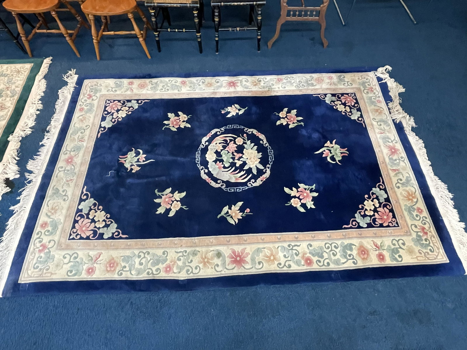 Chinese Carpet: 110" x 72"