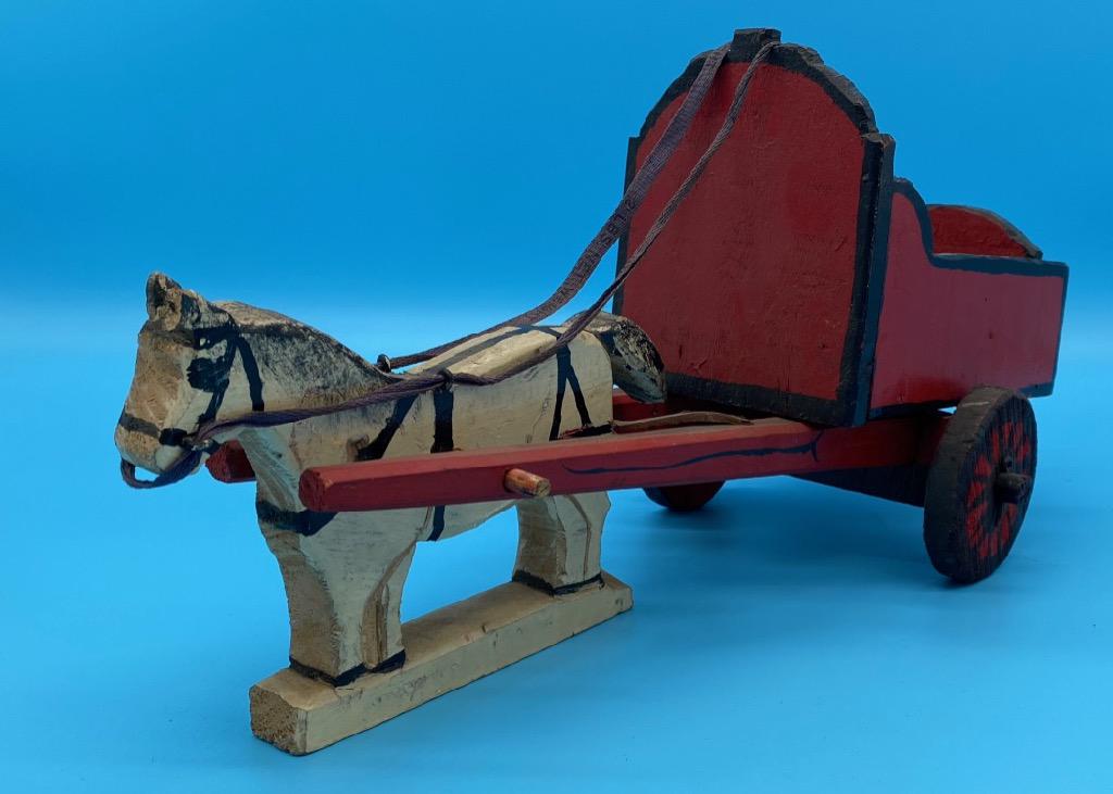 Early Wooden Horse Drawn Wagon (1 of 8)