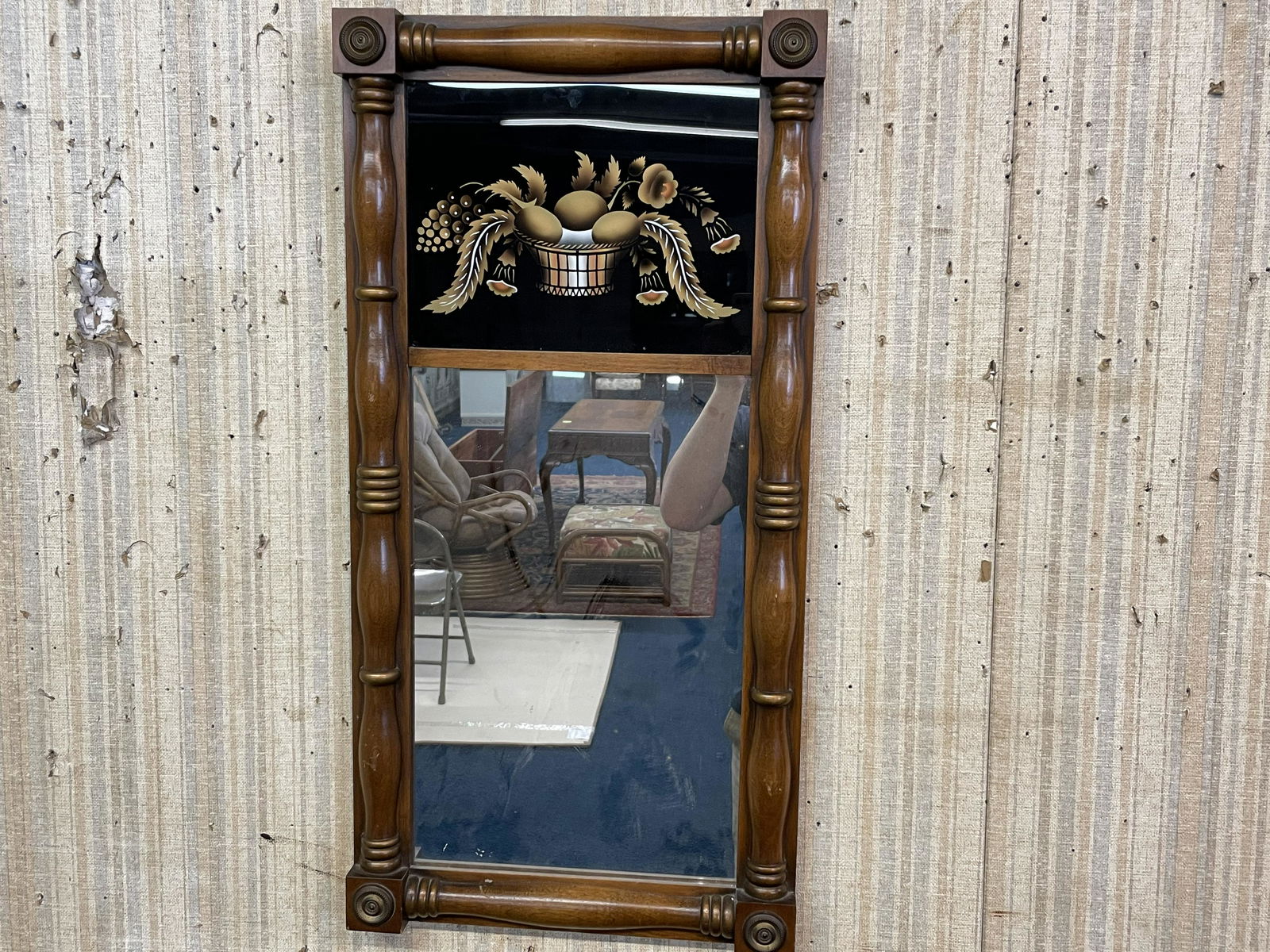 Hitchcock Stencil Wall Mirror (1 of 3)