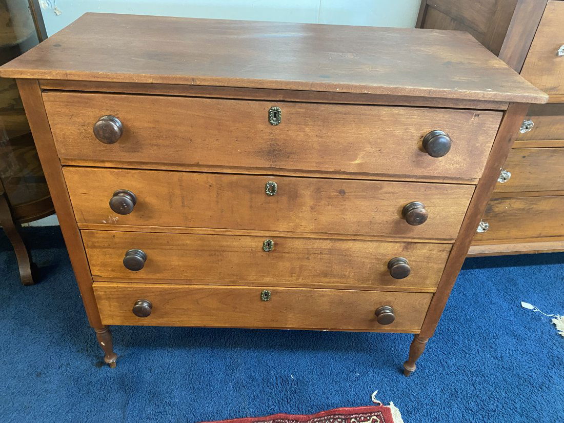 Antique Sheraton Chest of Drawers (1 of 6)