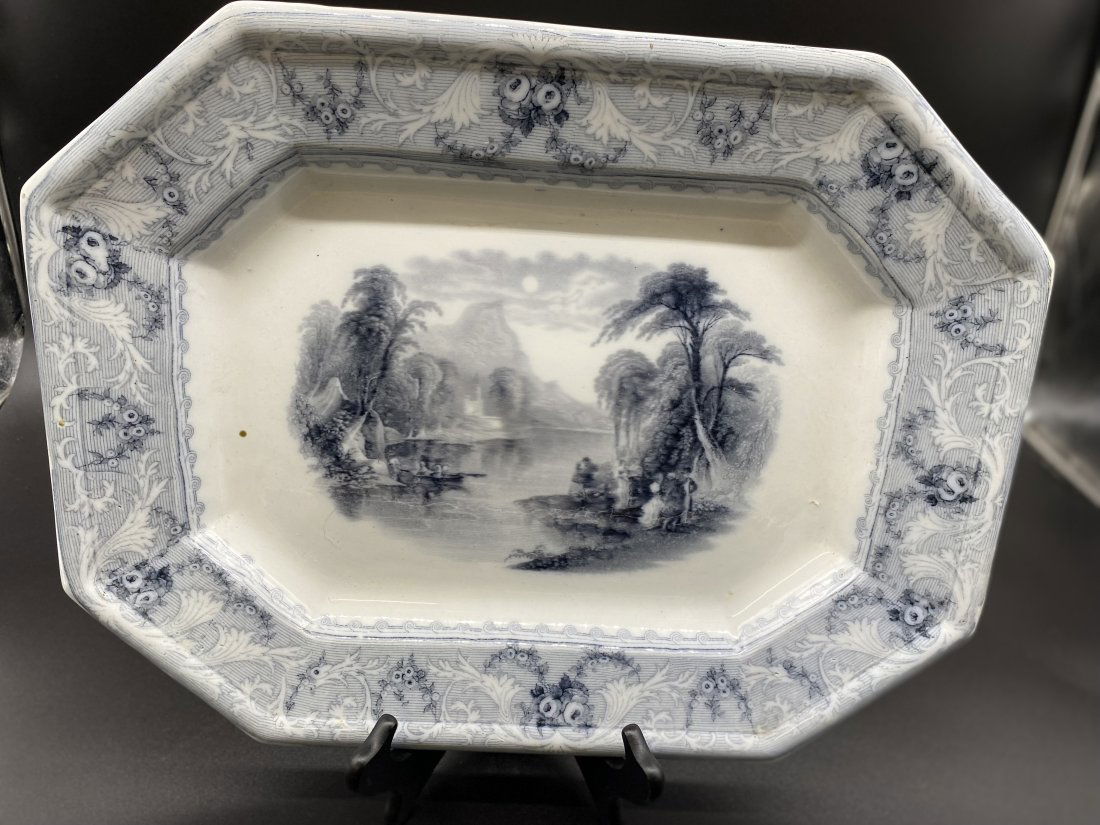 Early Transferware Platter (1 of 4)