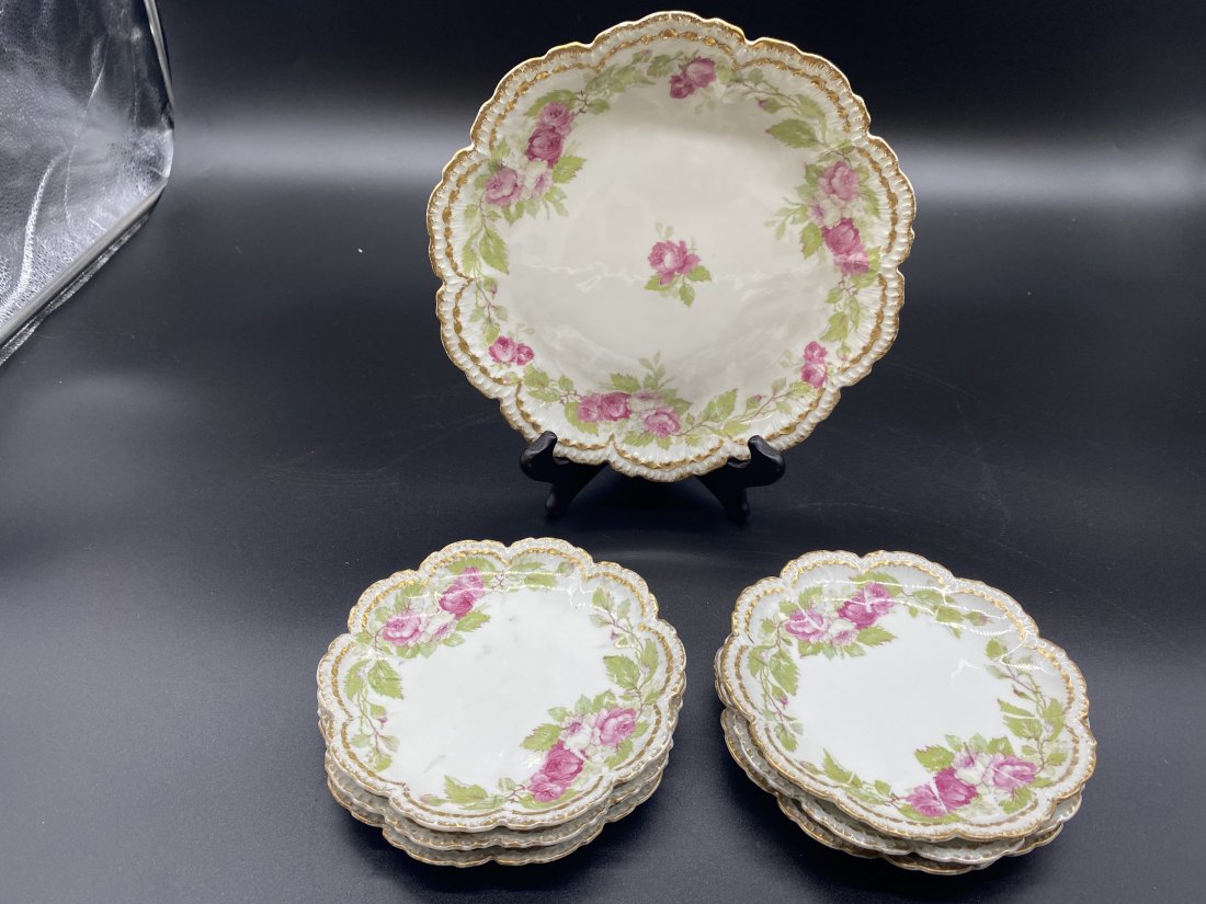 Antique GOA Limoges Cake Set (1 of 4)