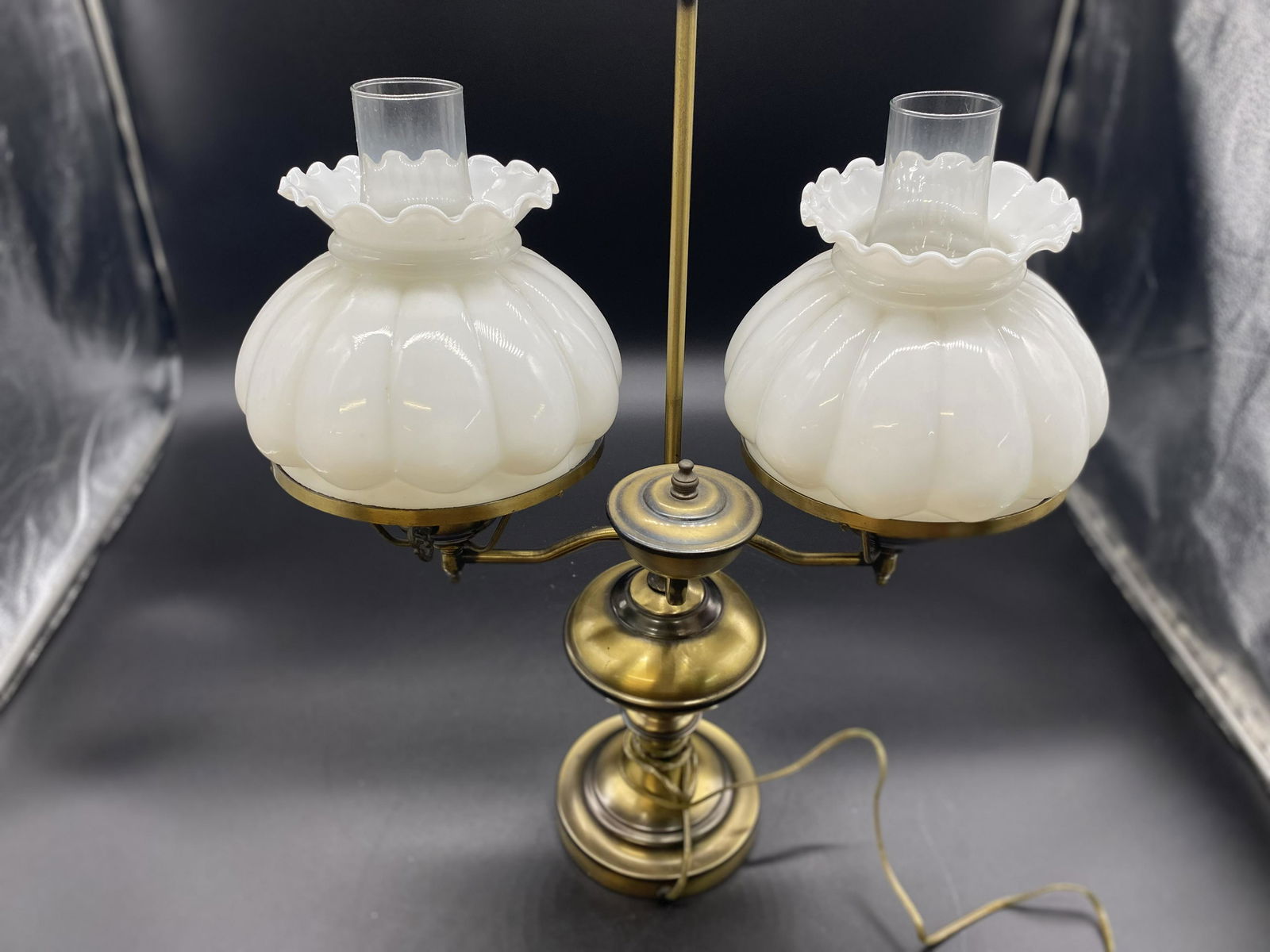 Vintage Double Students Lamp (1 of 3)