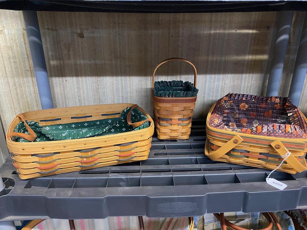 Three Longaberger Baskets (1 of 4)