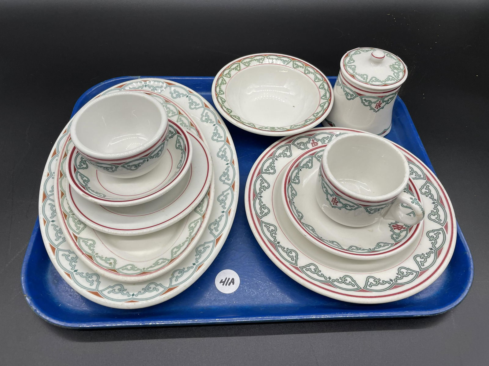 Ten Pieces Of Vintage Railroad China (1 of 5)