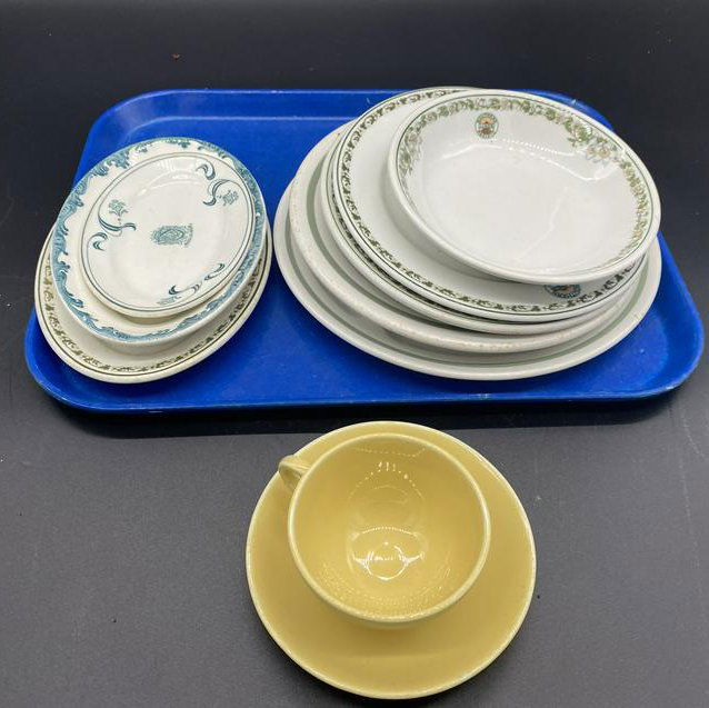 Ten Pieces Of Vintage Railroad China (1 of 7)