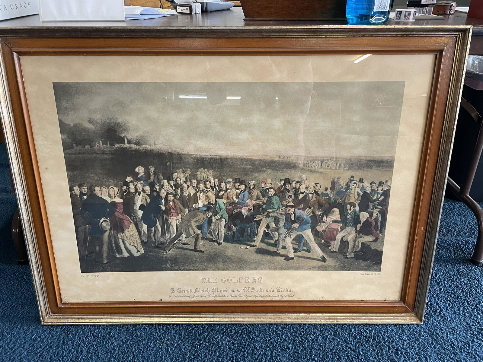 Antique Engraving of Saint Andrews Golf Course (1 of 7)