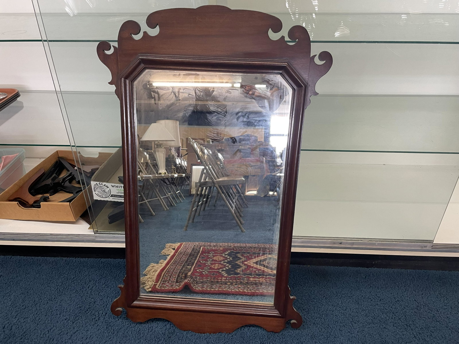 Chippendale Style Mirror: 36"x23".
