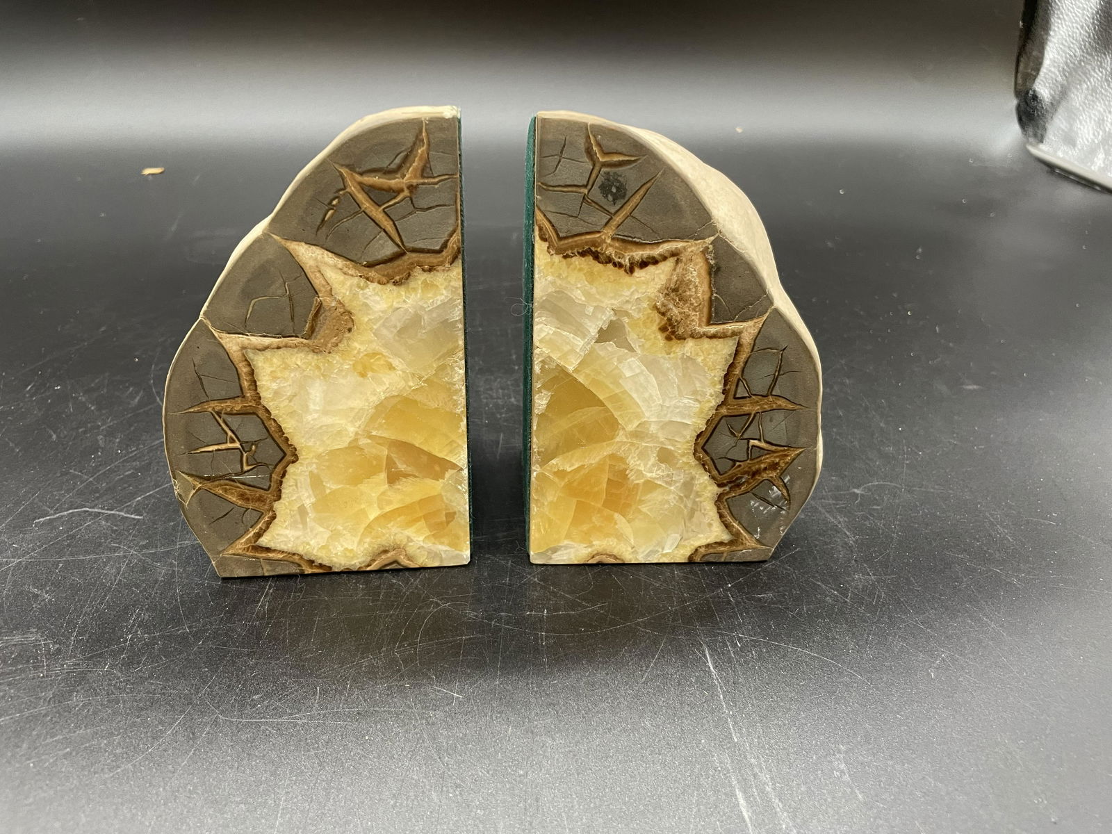 Pair of Geode Bookends (1 of 1)