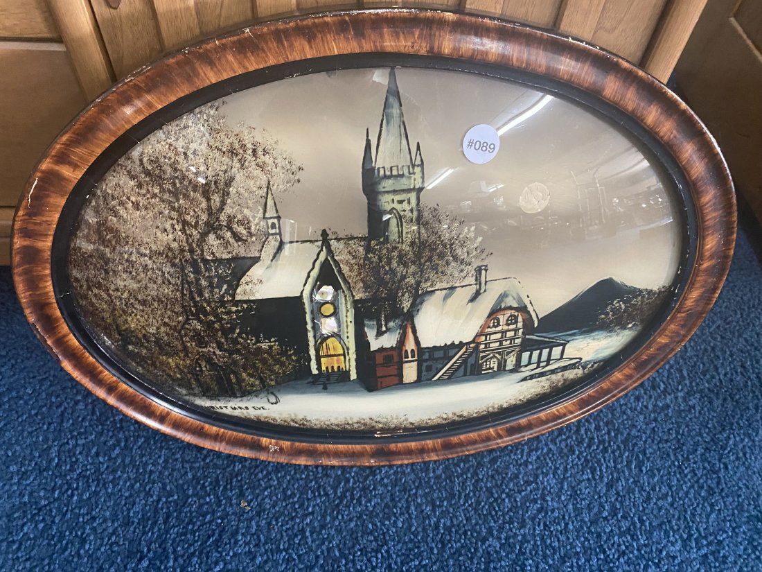 Antique Reverse Painting (1 of 5)