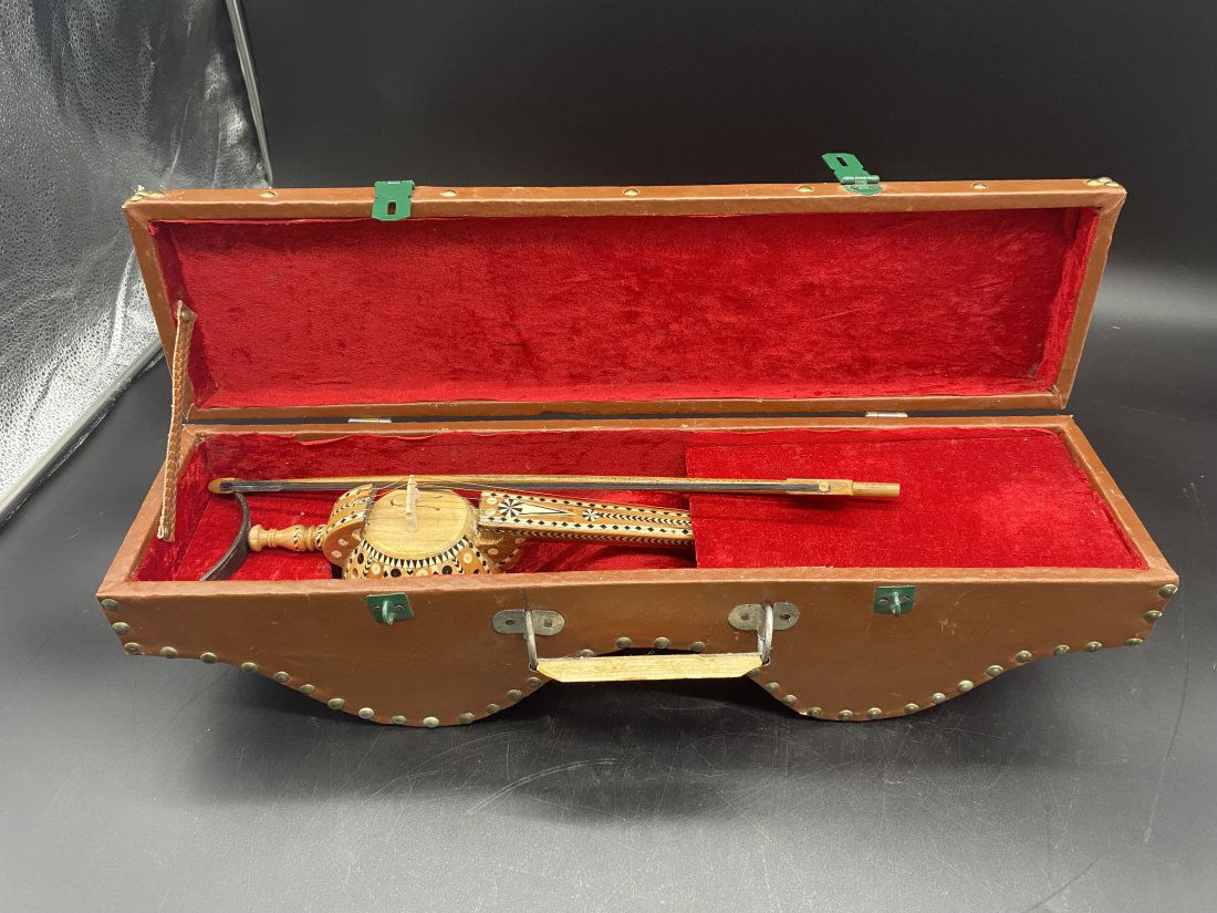 Asian String Instrument with Inlay (1 of 6)