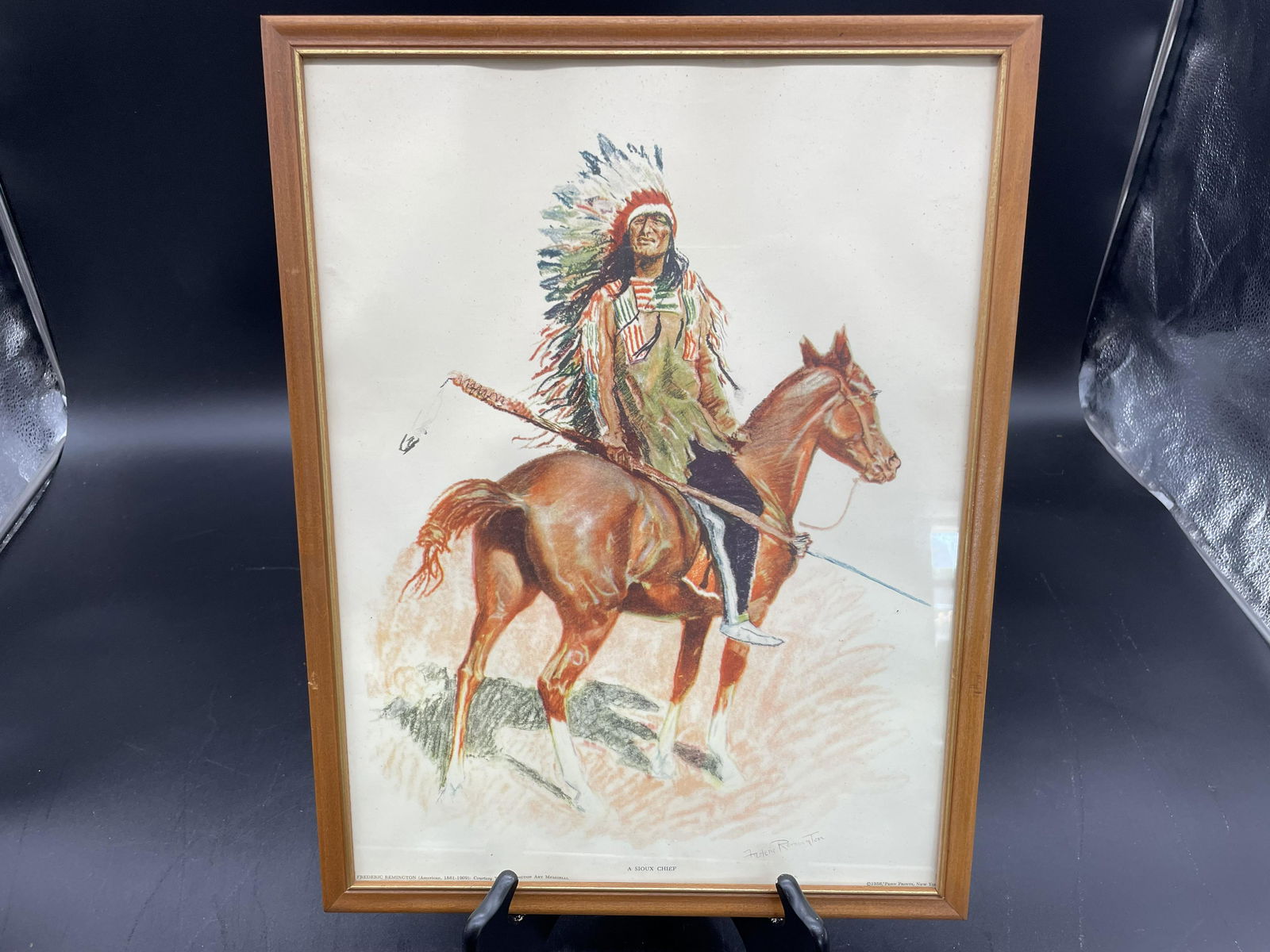 Frederic Remington Signed Print (1 of 3)