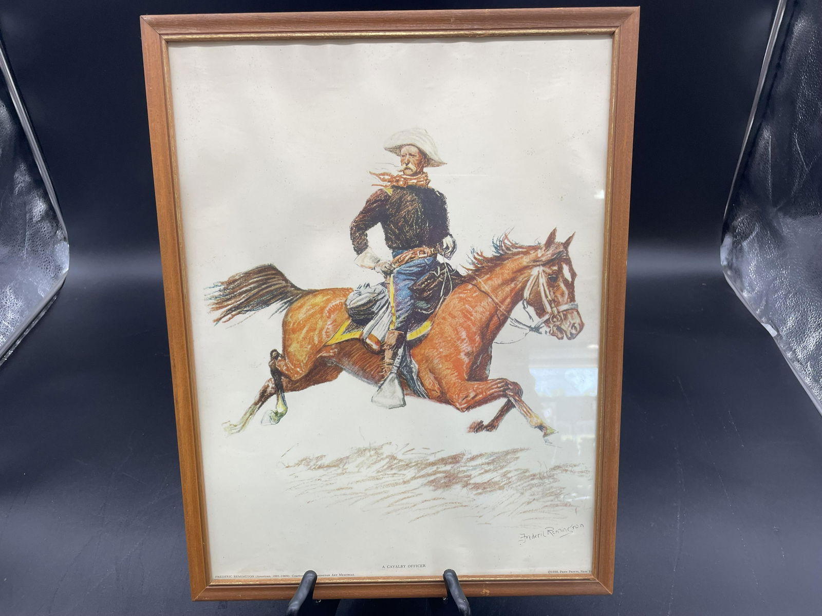 Frederic Remington Signed Print (1 of 3)