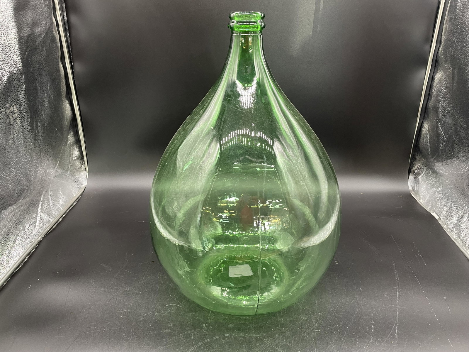 Large Bottle: Marked 28 on base, 22"H.