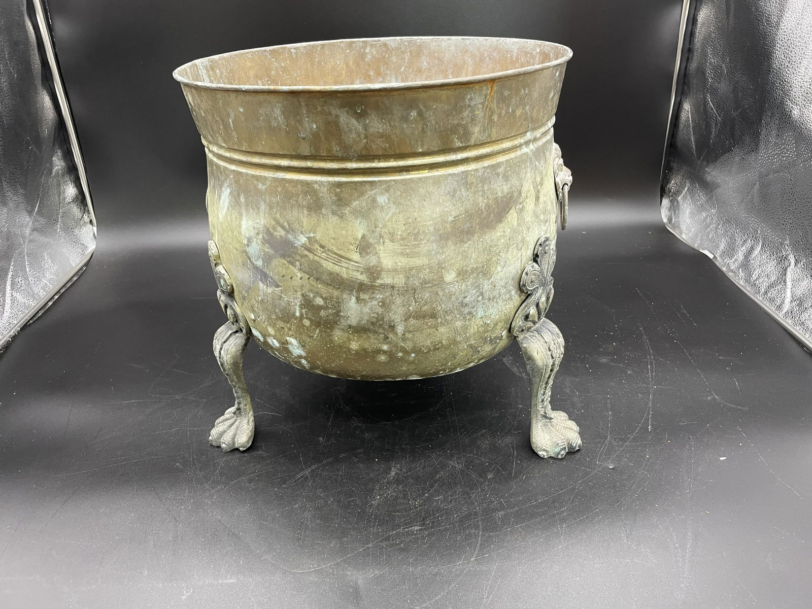 Ornate Brass Bucket (1 of 3)