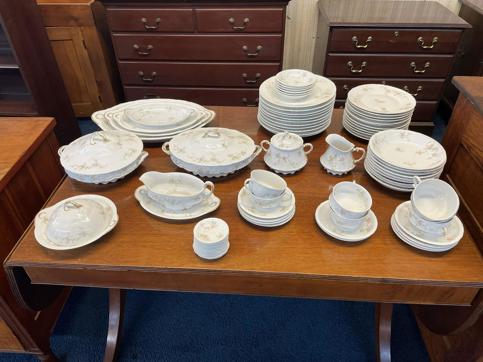 79 Pieces Theodore Haviland Limoges (1 of 6)