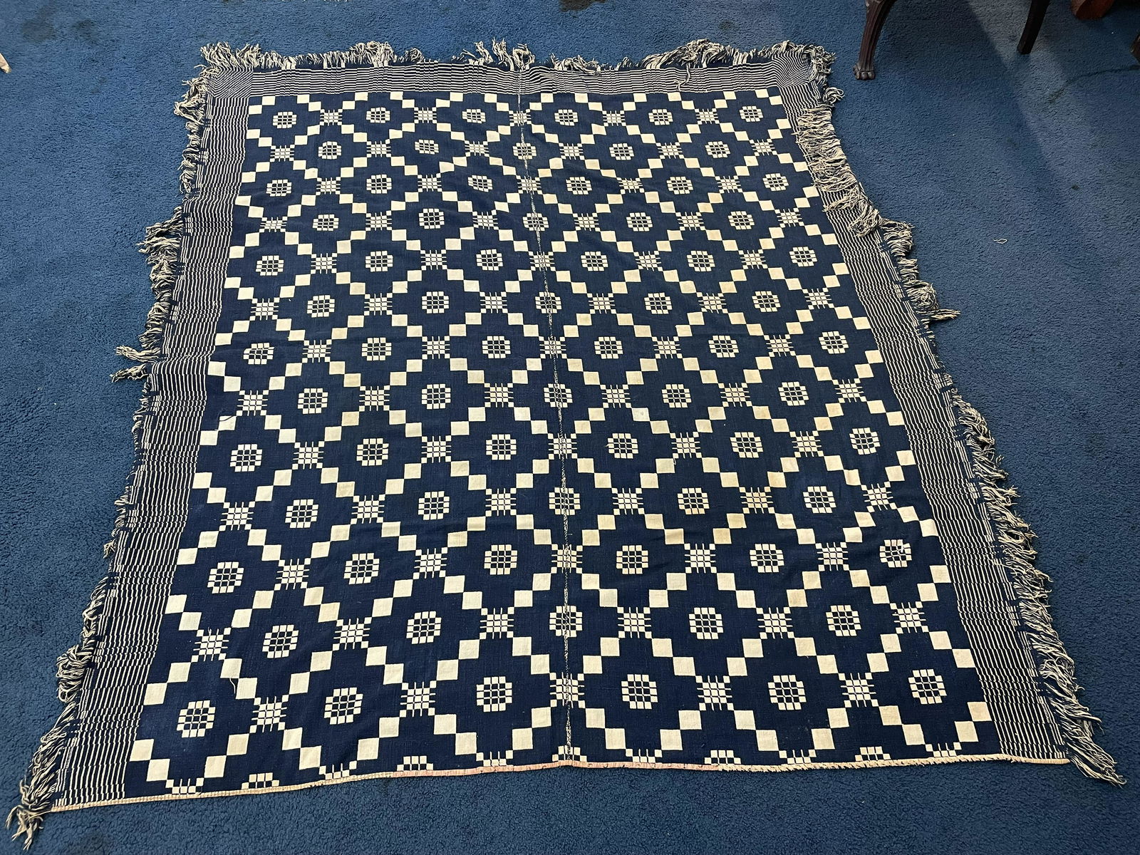 Two Color Coverlet (1 of 4)