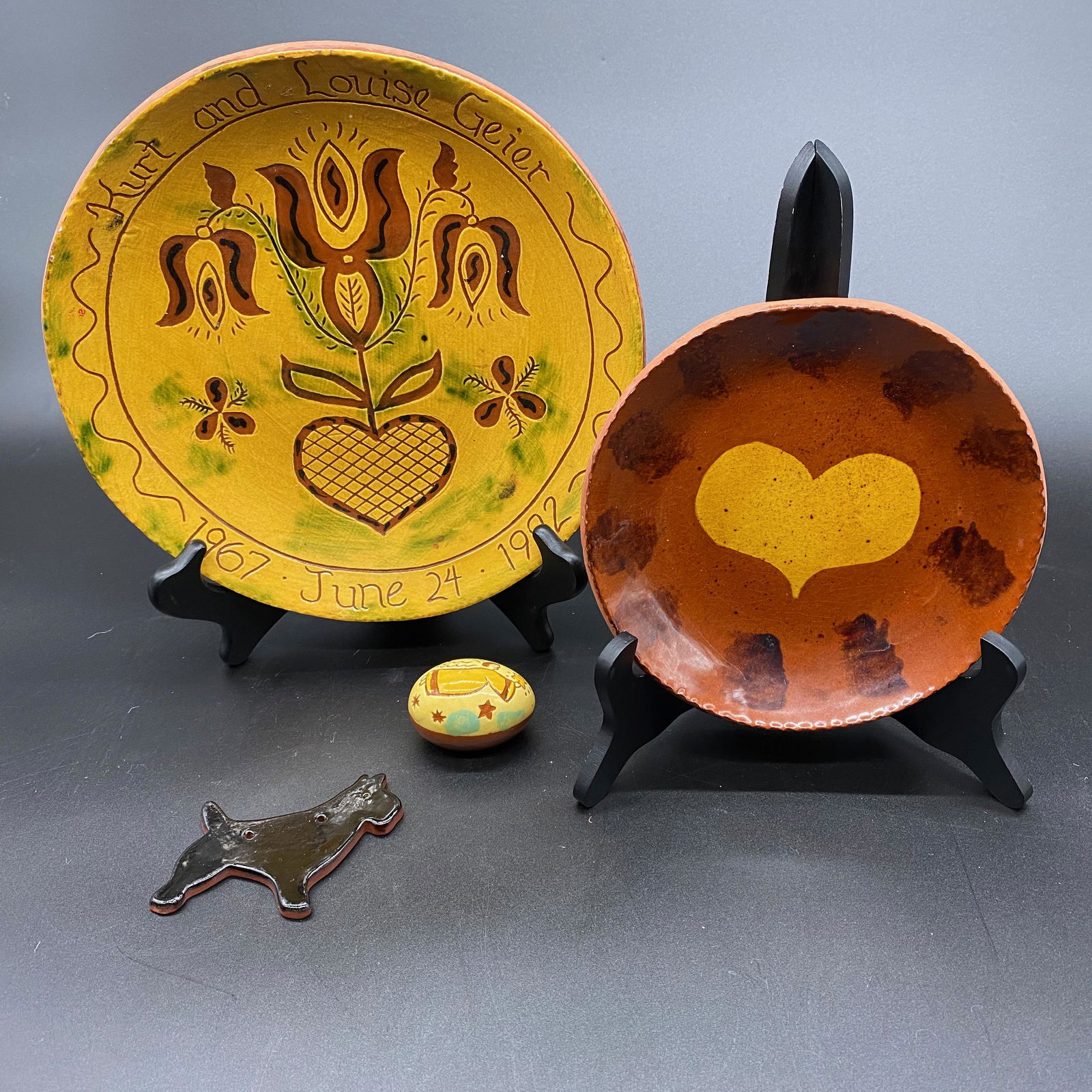 Four Pcs Breininger Redware (1 of 4)