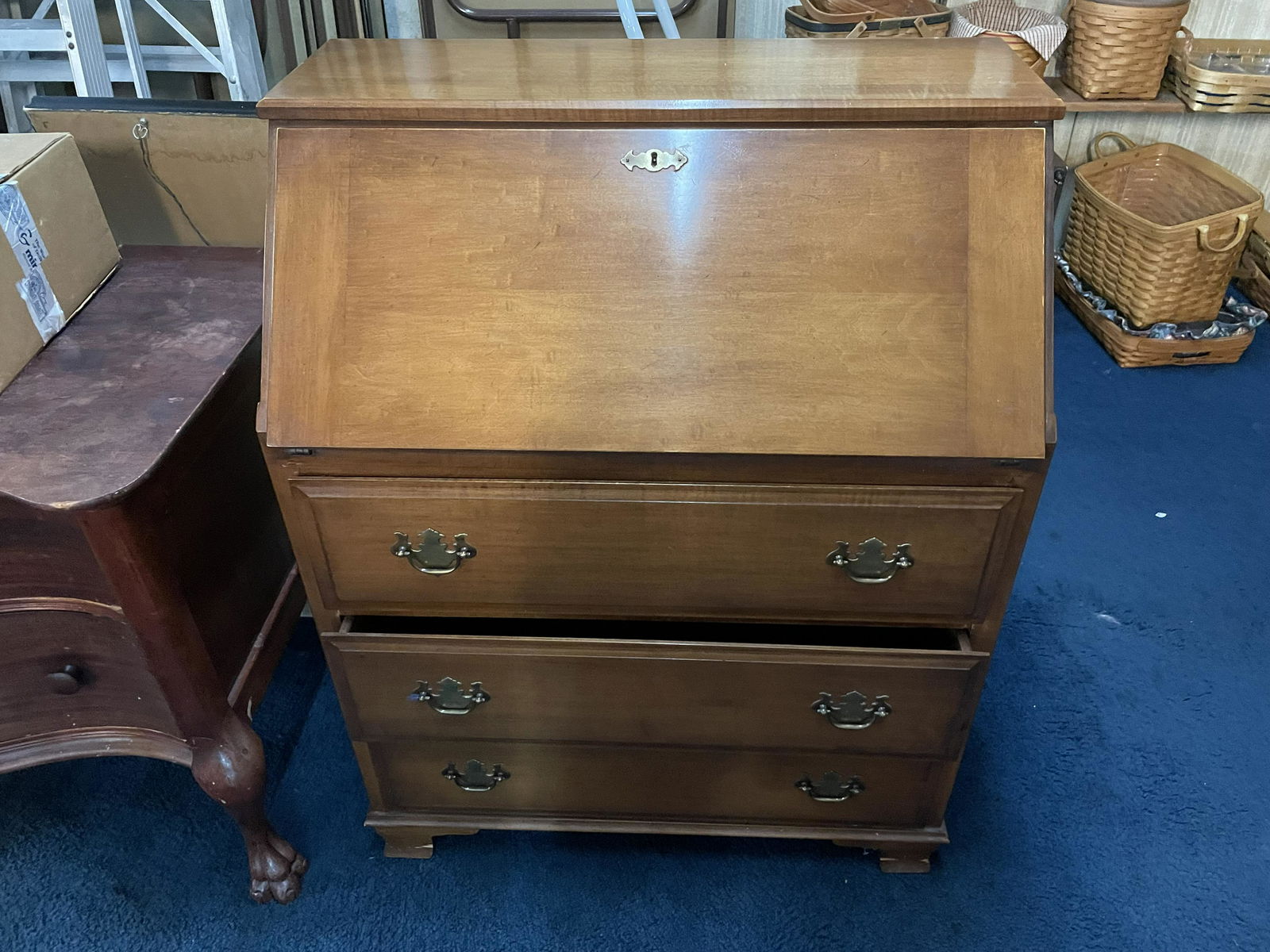 Maple Drop Front Desk (1 of 2)