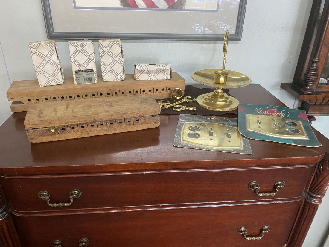 2 Antique Cigar Molds & Baldwin Brass (1 of 4)