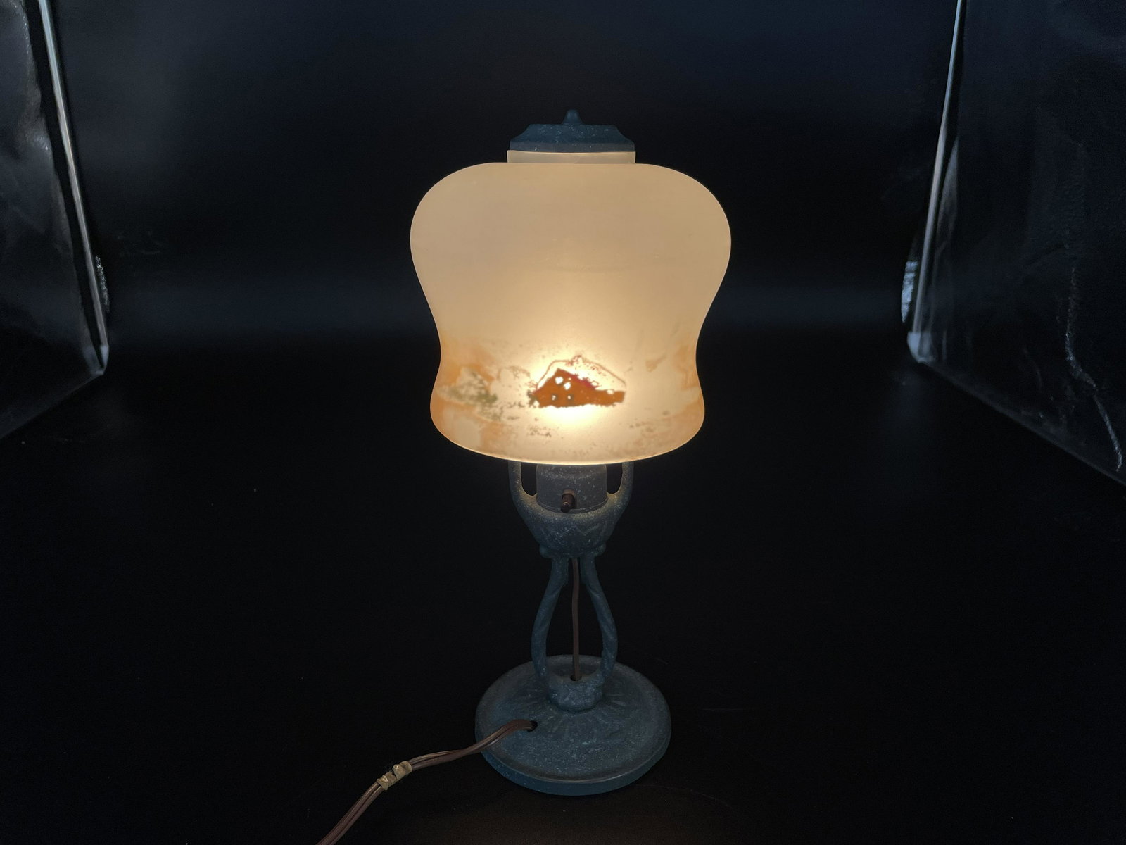 Reverse Painted Lamp (1 of 3)