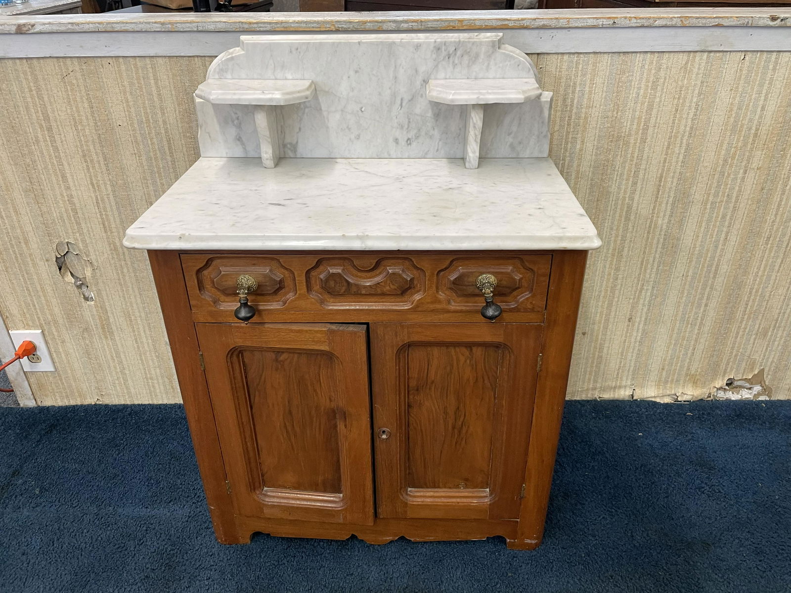 Victorian Marble Top Washstand (1 of 3)