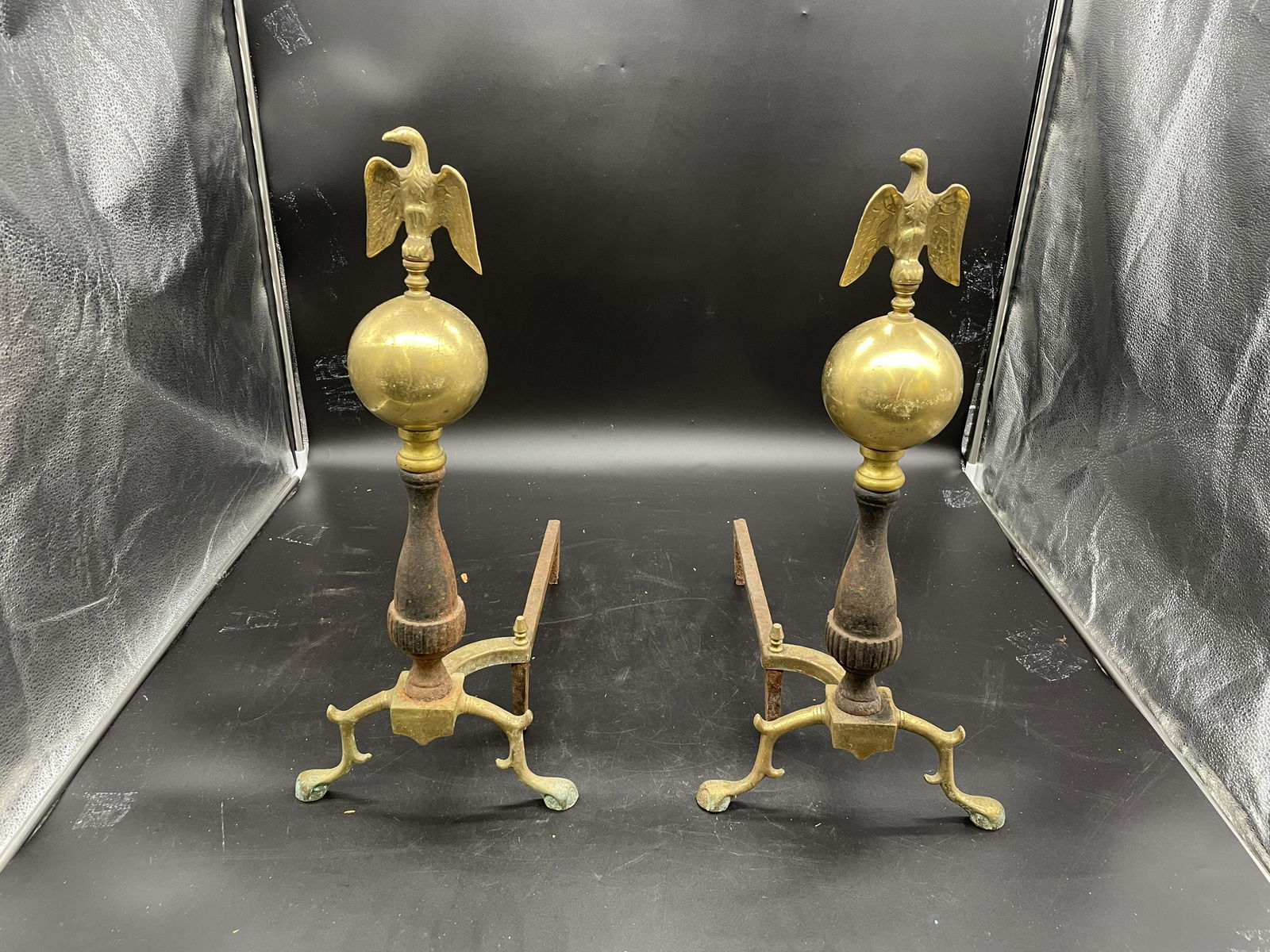 Pair Of Federal Style Andirons (1 of 3)